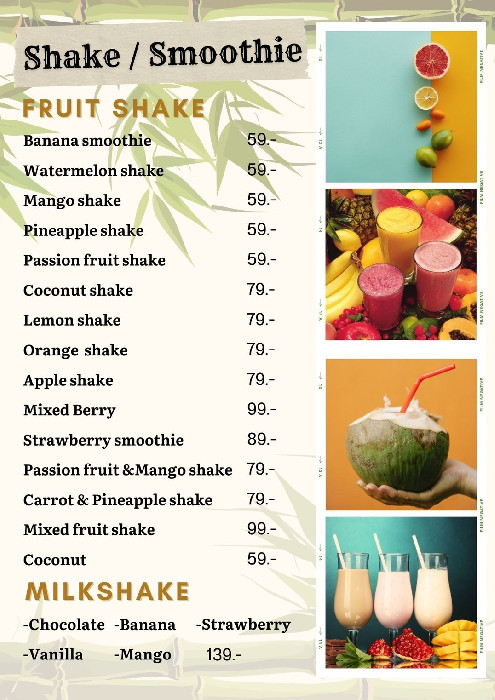 Bar menu item 4